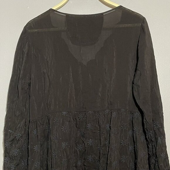 Johnny Was Dress Straight Size S Casual Crochet Embroidery Bohemian Boho Eyelet - Picture 4 of 12